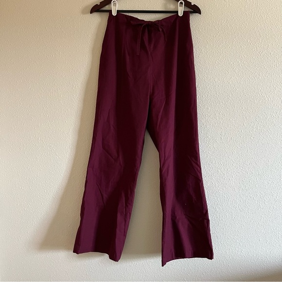 Landau Maroon Scrub Pants Size Small - Picture 3 of 7